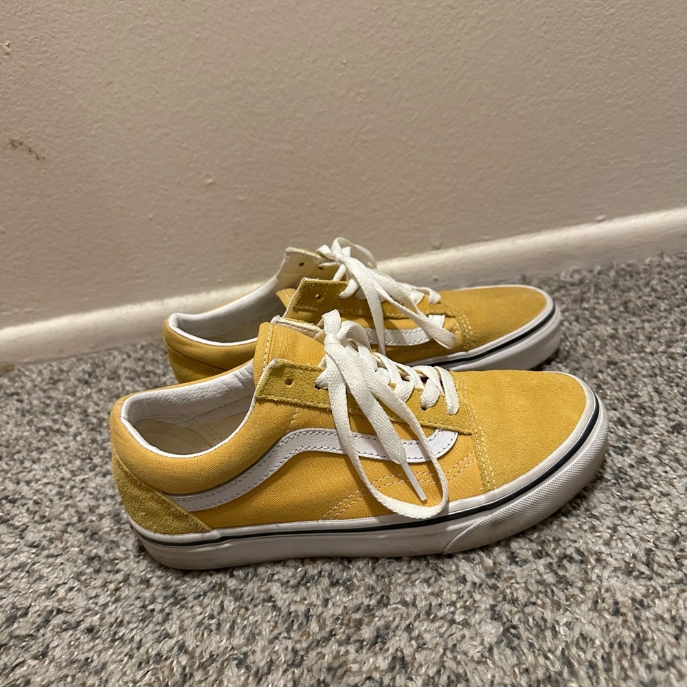 Vans Women’s Bright Yellow Sneakers - Picture 4 of 9